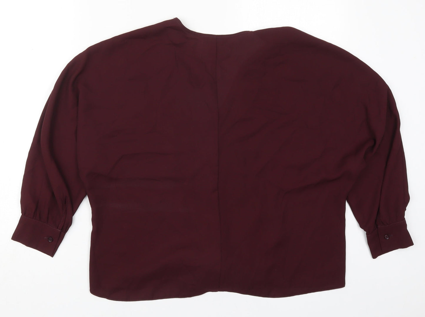 Womens UK Size 8 New Look Red Basic Blouse