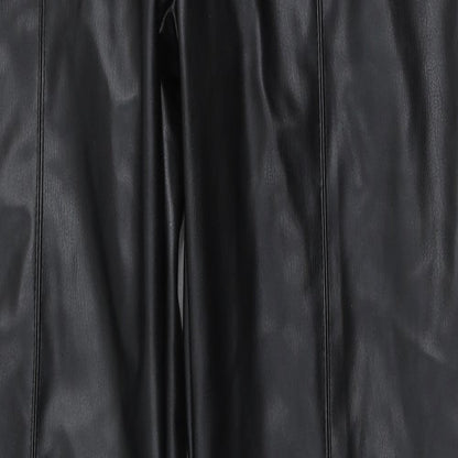 Womens UK Size 30 Preworn Regular Fit  Black Trousers