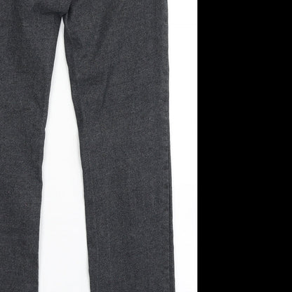 FB Fashion Womens Black  Polyester Skinny Jeans Size 30 L31 in Regular Button