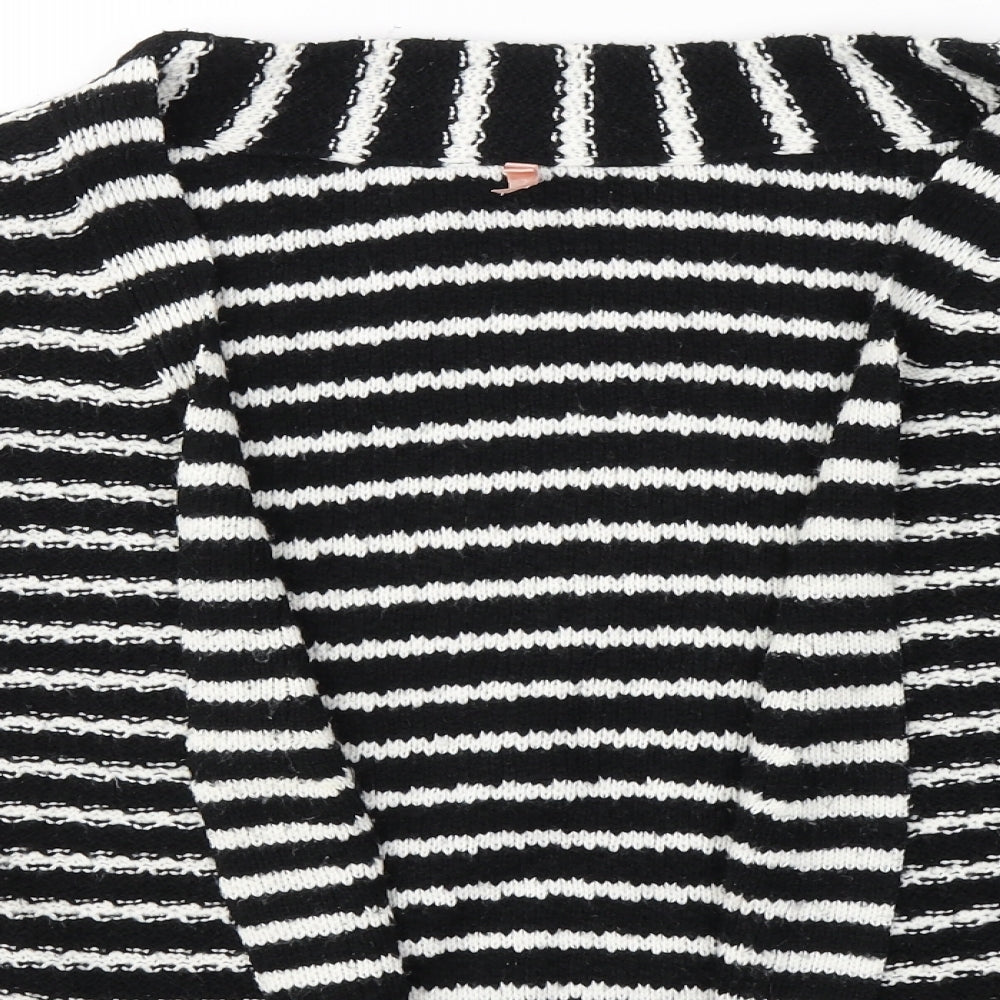 Womens UK Size S SWEEWE Black Cardigan Jumper