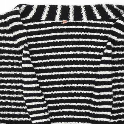 Womens UK Size S SWEEWE Black Cardigan Jumper