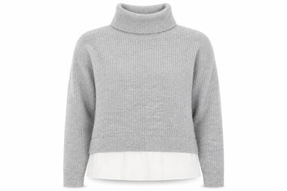Womens UK Size S New Look Grey Pullover Jumper