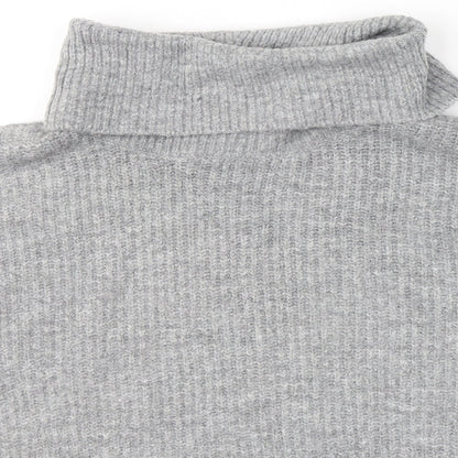 Womens UK Size S New Look Grey Pullover Jumper