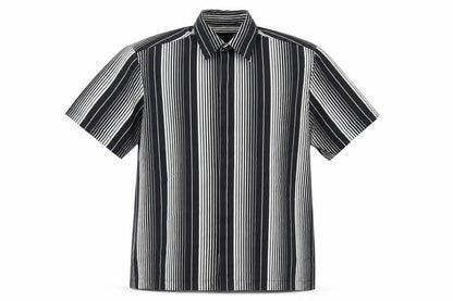 Mens UK Size S Burton Black  Button-Up Short Sleeve Casual Shirt