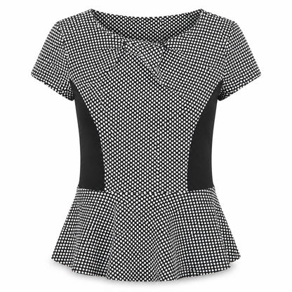 Womens UK Size 12 Dorothy Perkins Black Basic T-Shirt
