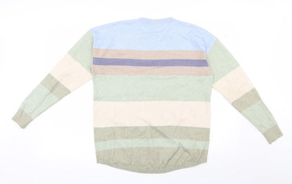 Womens UK Size S Fransa Multicoloured Pullover Jumper