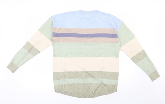 Womens UK Size S Fransa Multicoloured Pullover Jumper