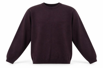 Mens UK Size M Essentials Purple Pullover Jumper