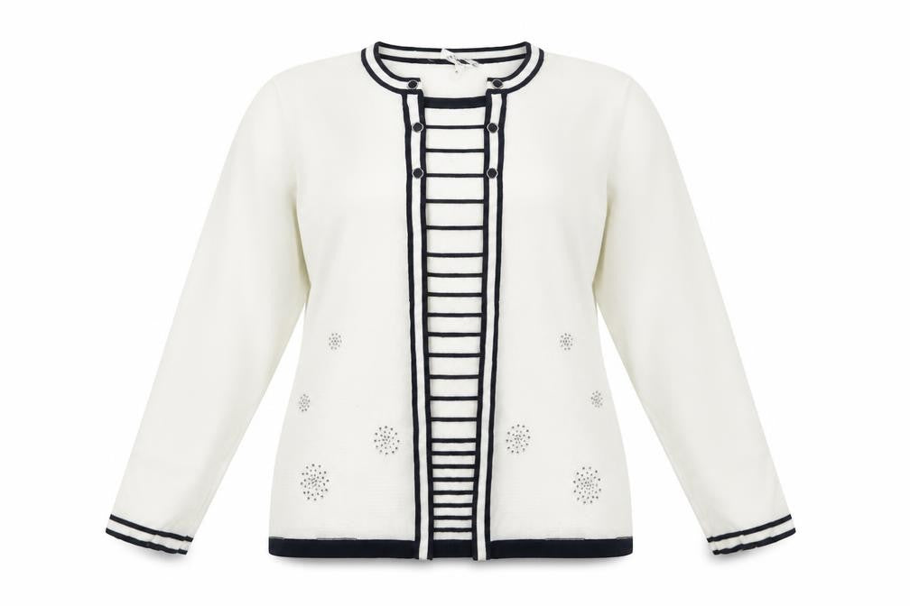 Womens UK Size XL Annabelle White Pullover Jumper