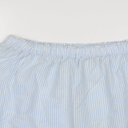 Womens UK Size 8 H&M Blue Basic Blouse