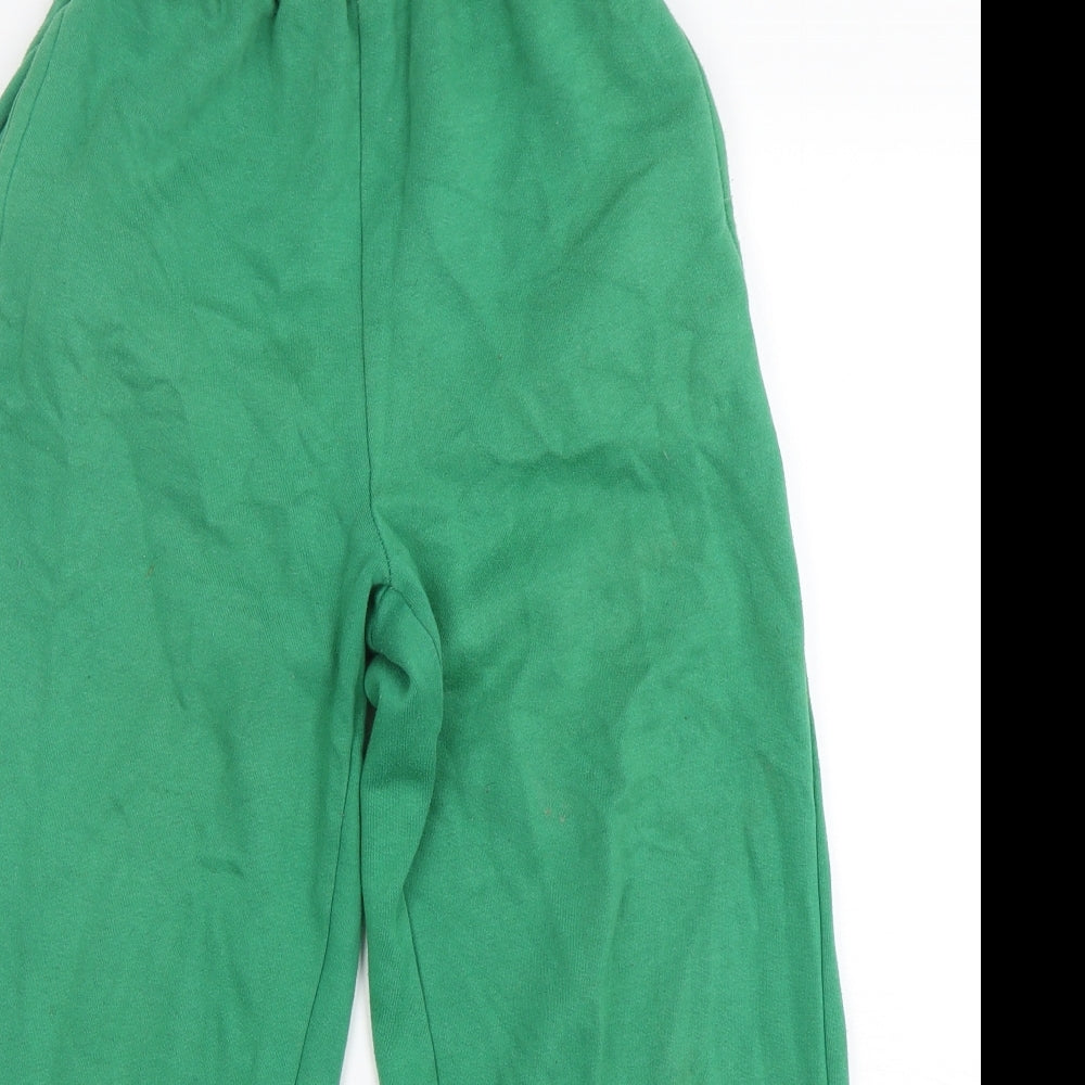 Ego Womens Green  Cotton Sweatpants Trousers Size 8 L26 in Regular