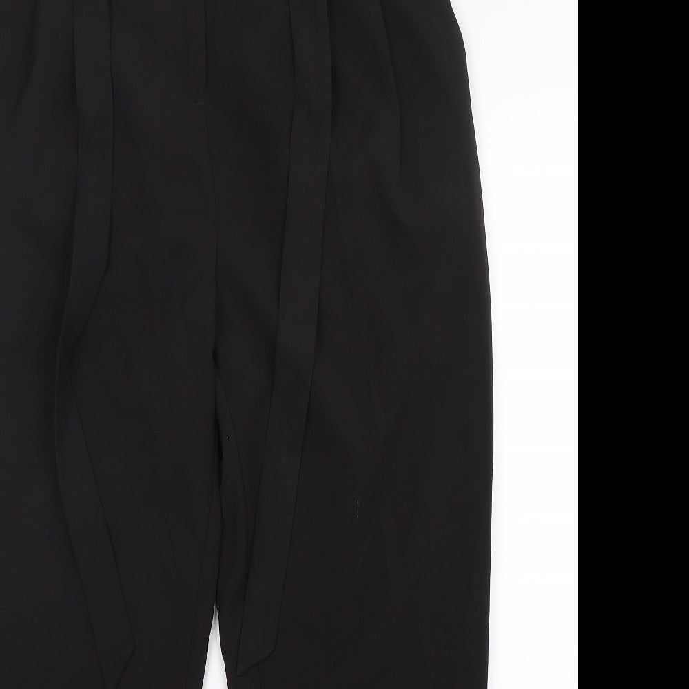 New Look Womens Black  Polyester Trousers  Size 14 L28 in Regular