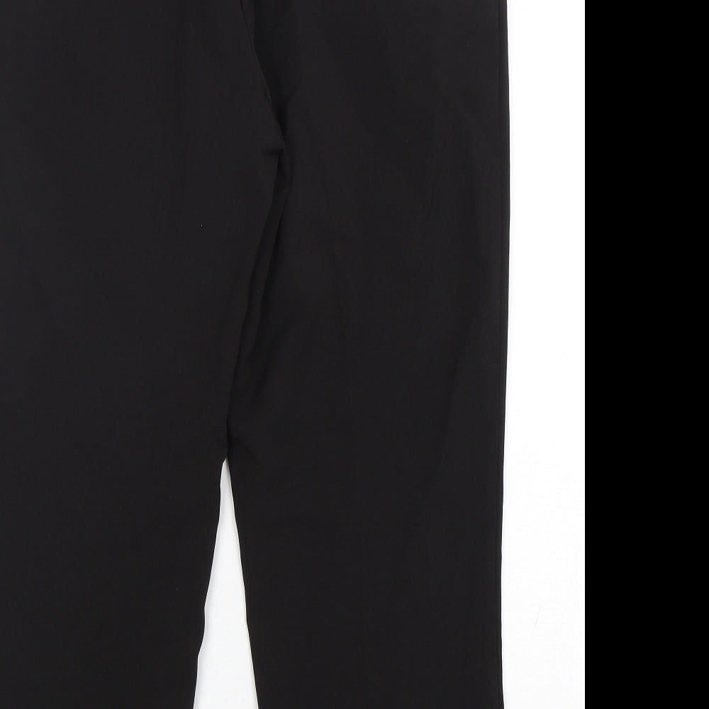 New Look Womens Black  Polyester Trousers  Size 14 L28 in Regular