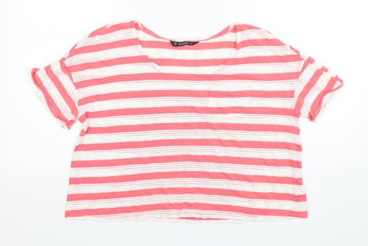 Womens UK Size S Dunnes Stores Multicoloured Basic T-Shirt