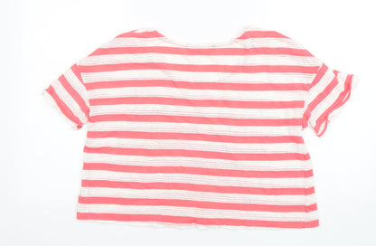 Womens UK Size S Dunnes Stores Multicoloured Basic T-Shirt