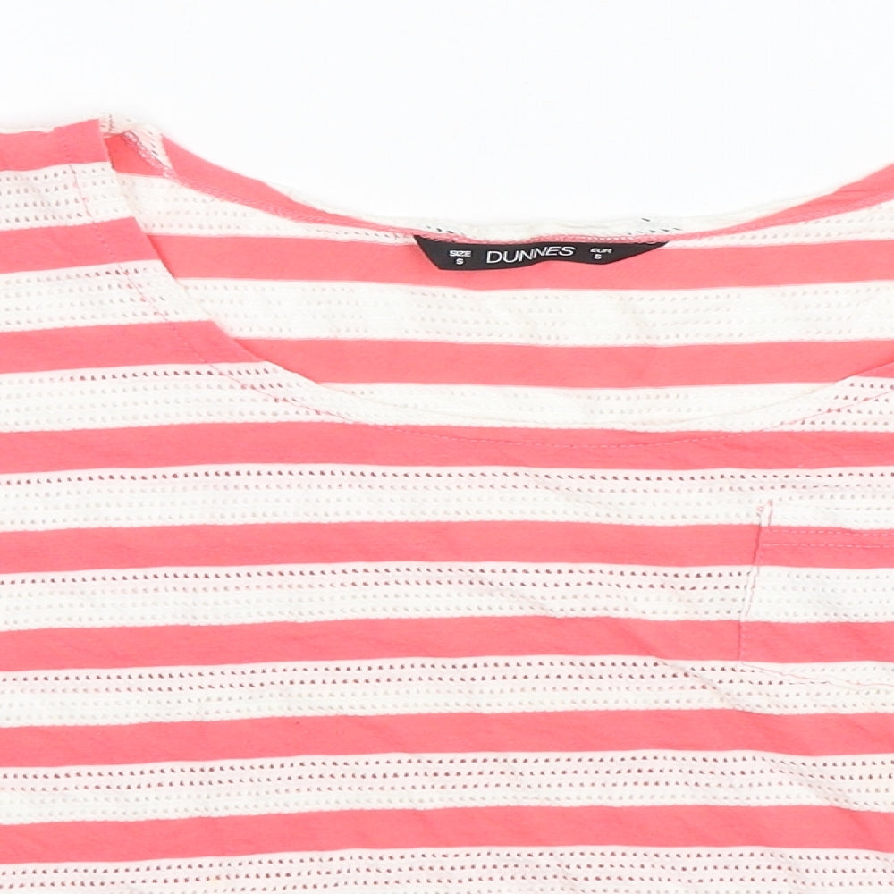Womens UK Size S Dunnes Stores Multicoloured Basic T-Shirt