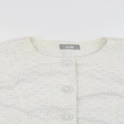 Womens UK Size 18 Wallis Ivory Jacket