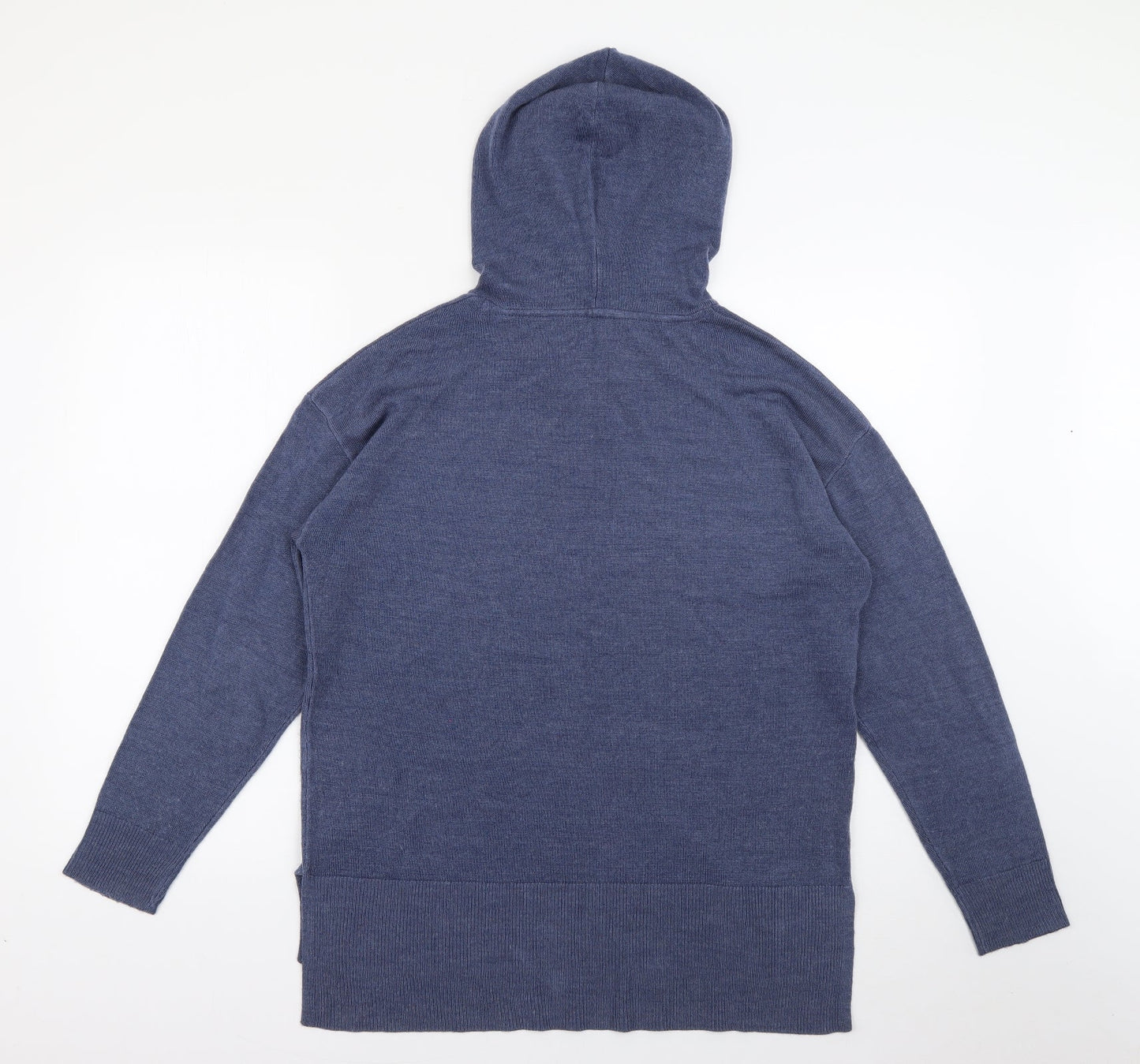 Papaya Womens Blue  Acrylic Pullover Hoodie Size 12