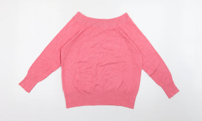 Womens UK Size 18 Collection Pink Pullover Jumper
