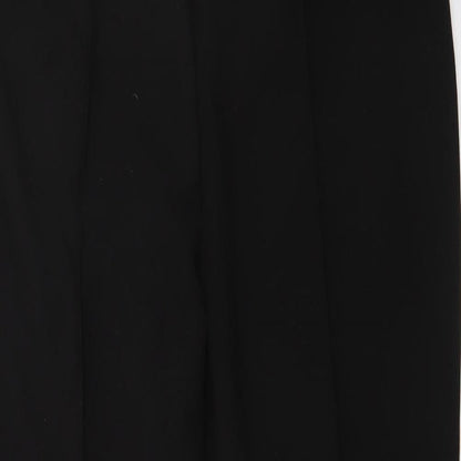 Bonmarché Womens Black  Polyester Trousers  Size 18 L26 in Regular