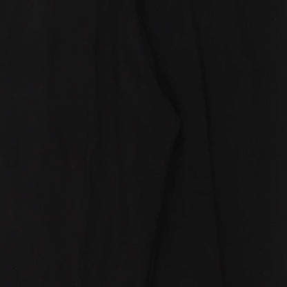 Bonmarché Womens Black  Polyester Trousers  Size 18 L26 in Regular