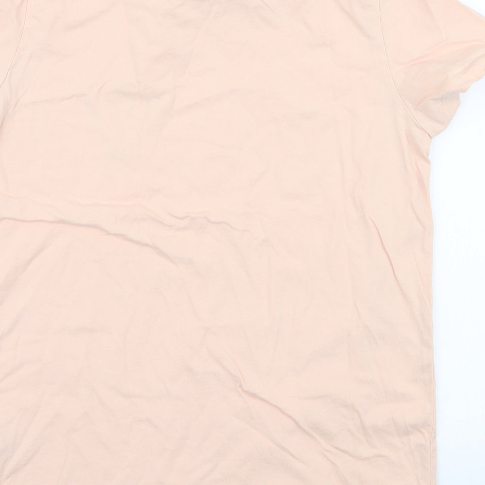 Womens UK Size XS Disney Pink Jersey T-Shirt
