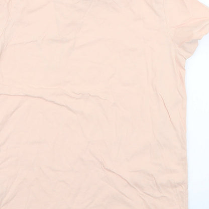 Womens UK Size XS Disney Pink Jersey T-Shirt