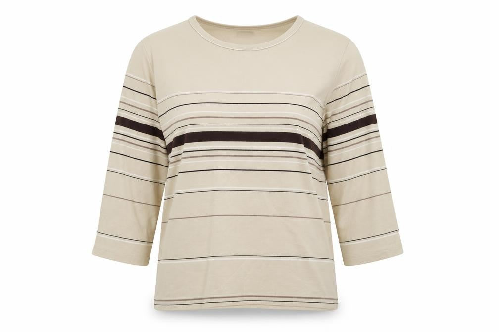 Womens UK Size 10 Dunnes Stores Beige Basic Blouse