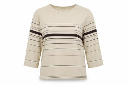 Womens UK Size 10 Dunnes Stores Beige Basic Blouse