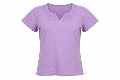 Womens UK Size M EWM Purple Basic Polo