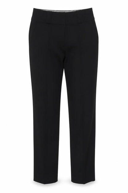 Womens UK Size 8 South Regular Fit Dress Pants Black Trousers