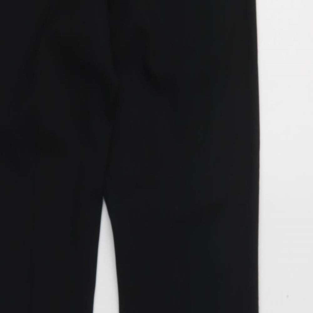 Womens UK Size 8 South Regular Fit Dress Pants Black Trousers
