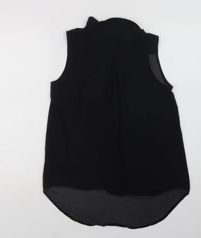 Womens UK Size 6 H&M Black Basic Blouse