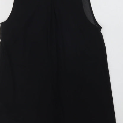 Womens UK Size 6 H&M Black Basic Blouse