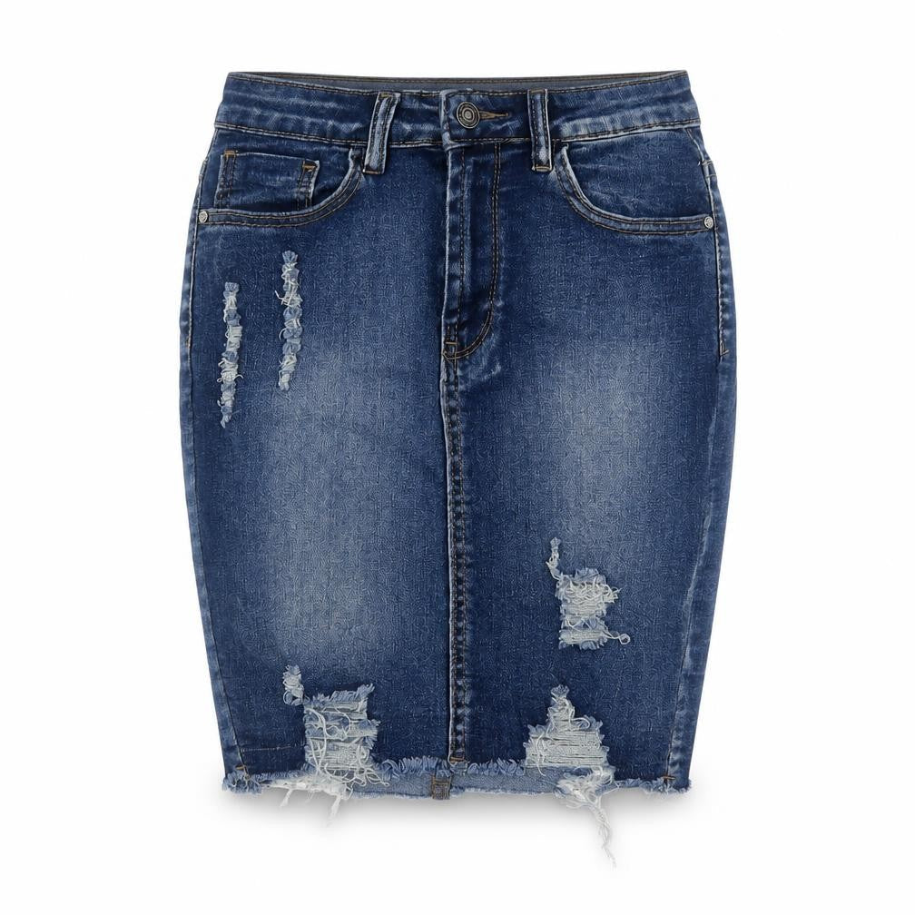 Womens UK Size S My Bestiny Mini Denim Skirt