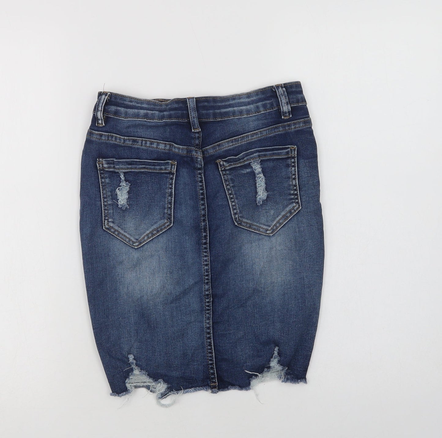 Womens UK Size S My Bestiny Mini Denim Skirt