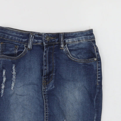 Womens UK Size S My Bestiny Mini Denim Skirt