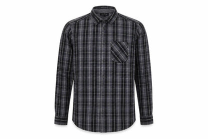 Mens UK Size M Industrialize Grey  Button-Up Long Sleeve Casual Shirt