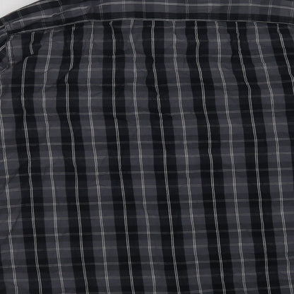 Mens UK Size M Industrialize Grey  Button-Up Long Sleeve Casual Shirt
