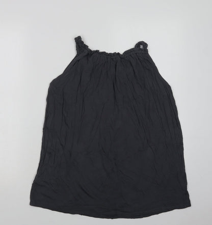 Womens UK Size 10 NEXT Grey Basic Tank