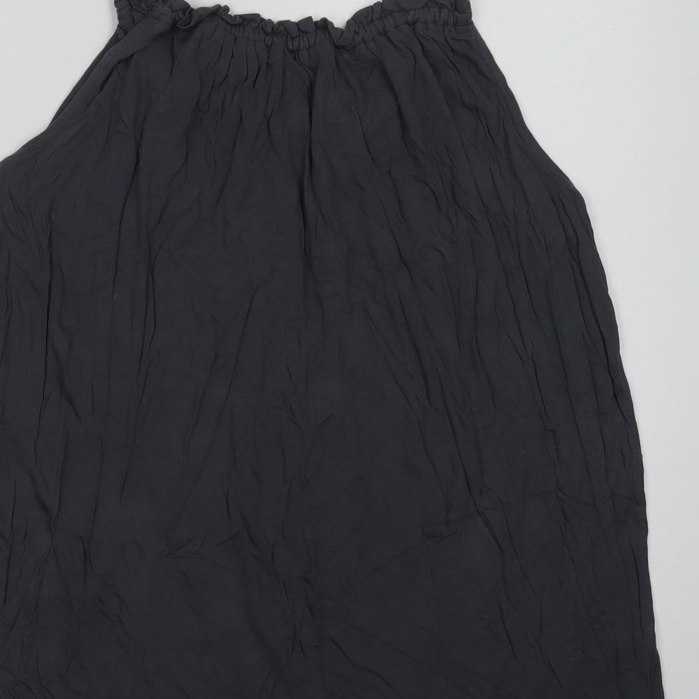 Womens UK Size 10 NEXT Grey Basic Tank