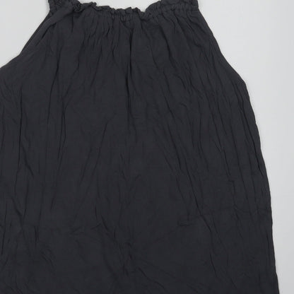 Womens UK Size 10 NEXT Grey Basic Tank