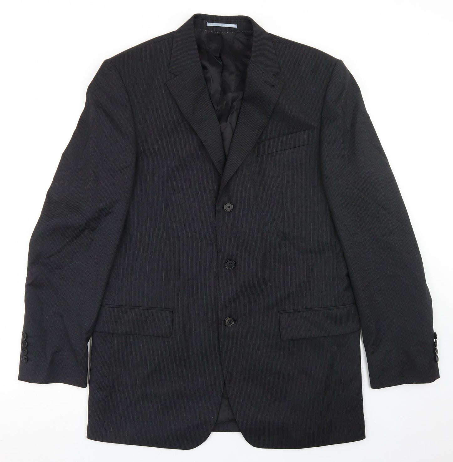 Mens UK Size 40 NEXT Regular Black Suit Jacket