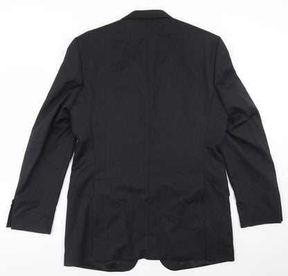 Mens UK Size 40 NEXT Regular Black Suit Jacket