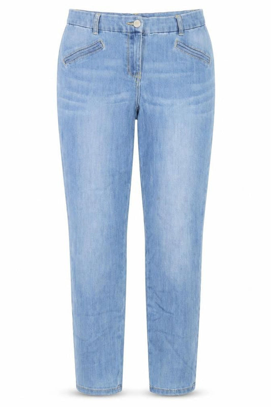 BHS Womens Blue  Cotton Skinny Jeans Size 12 L27 in Regular Button