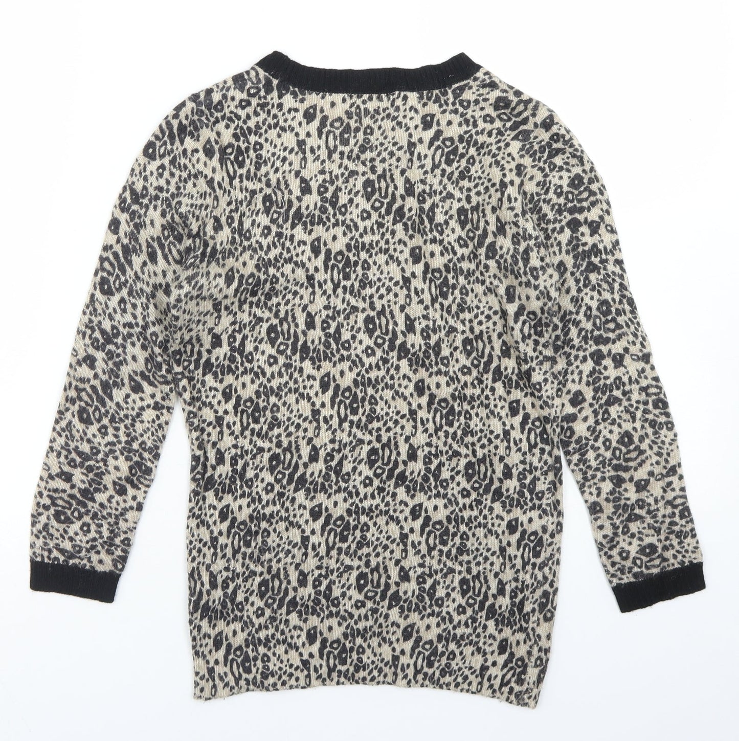 Womens UK Size 6 Topshop Beige Pullover Jumper