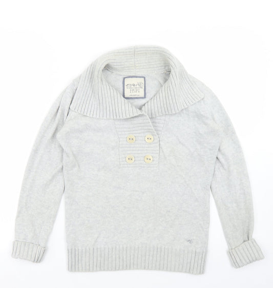 Womens UK Size M Esprit Grey Pullover Jumper