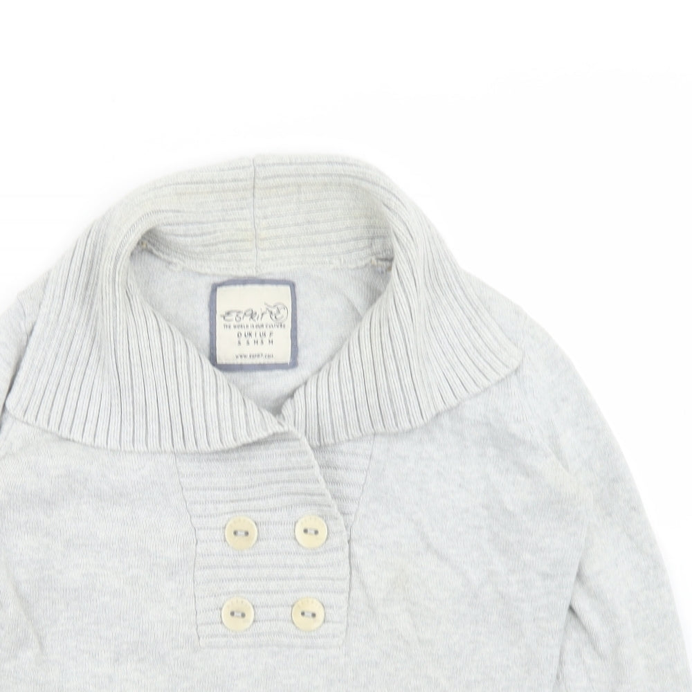 Womens UK Size M Esprit Grey Pullover Jumper