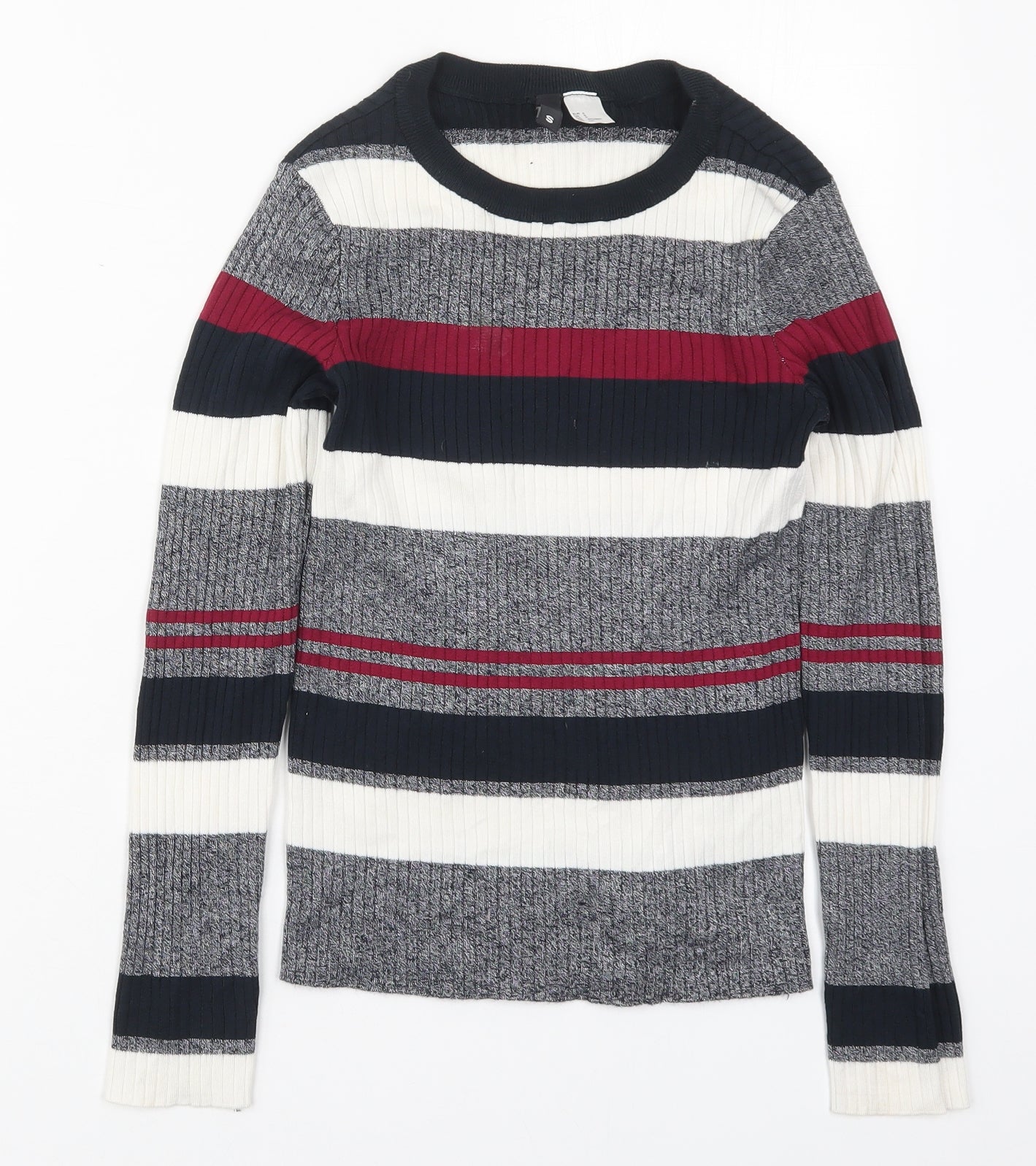 Womens UK Size S H&M Grey Pullover Jumper