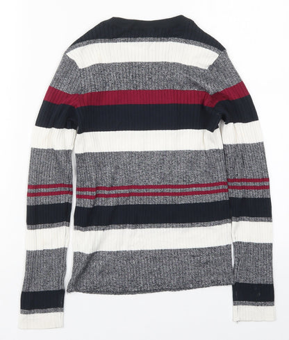 Womens UK Size S H&M Grey Pullover Jumper